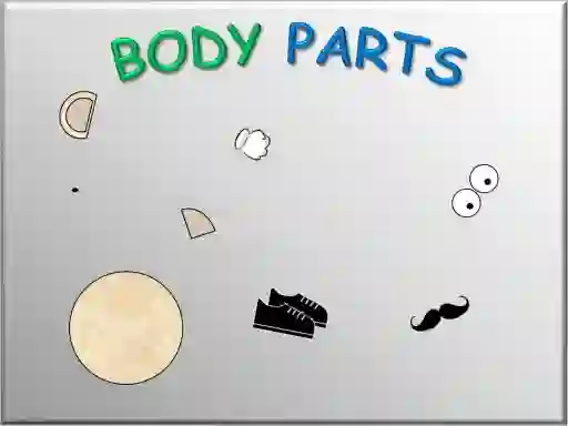 Spēle Body parts online
