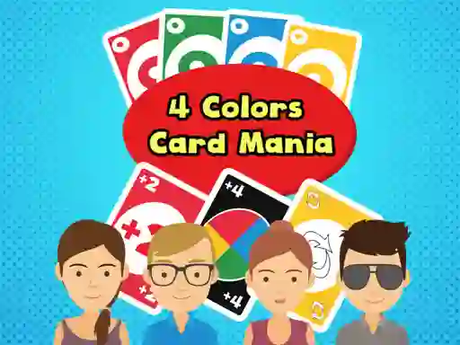Spēle 4 Colors Card Mania online