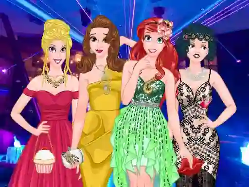 Spēle  Princesses Graduation Party Night online