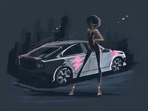 Spēle Old and New Cars Coloring online