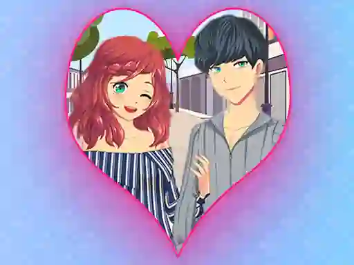 Spēle Romantic Anime Couples Dress Up Game online