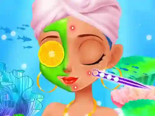 Spēle Mermaid Games Princess Makeup online