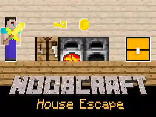 Spēle Noobcraft House Escape online