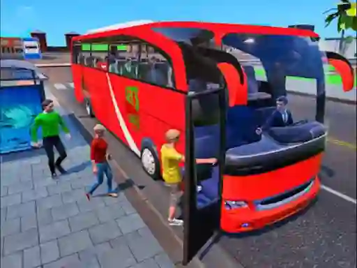 Spēle Coach Bus Driving 3D online