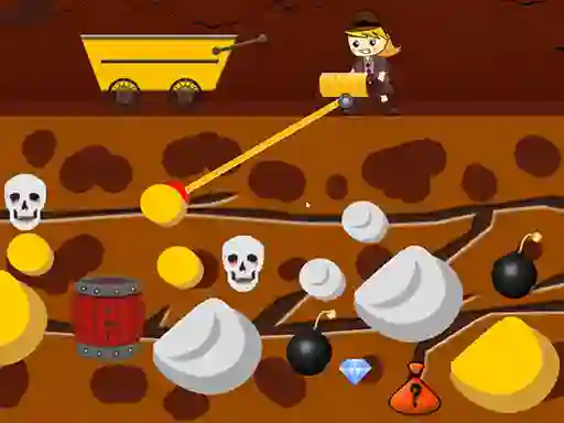 Spēle Lady Gold Miner online