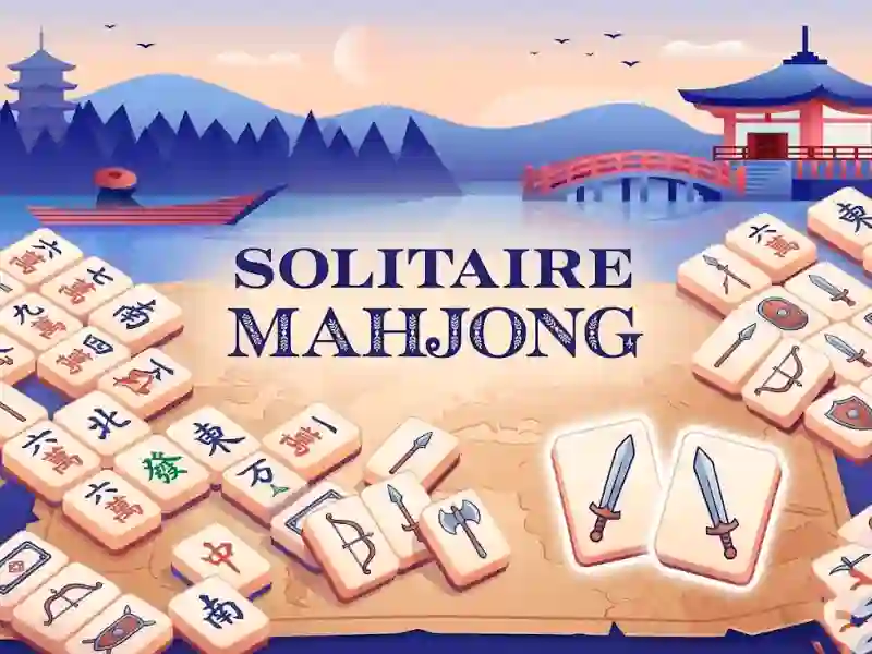 Spēle Solitaire Mahjong online