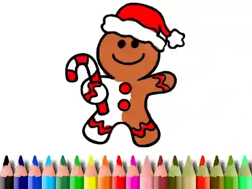 Spēle Back To School: Christmas Cookies Coloring online