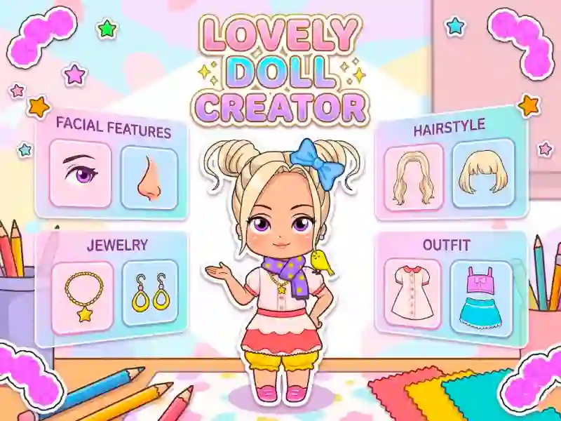 Spēle Lovely Doll Creator online