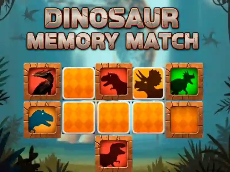 Spēle Dinosaur Memory Match online