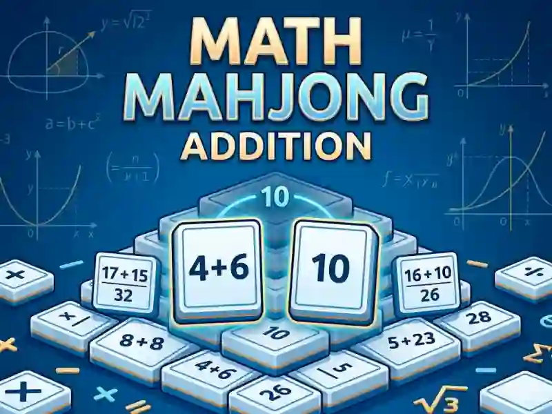 Spēle Math Mahjong Addition online