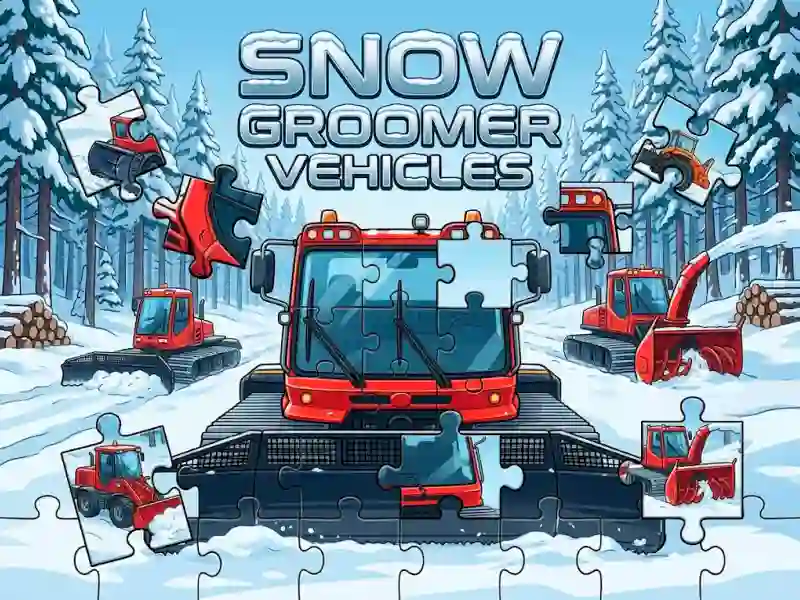 Spēle Snow Groomer Vehicles online