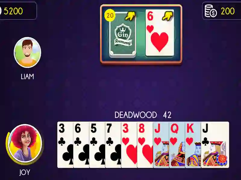 Spēle Gin Rummy online