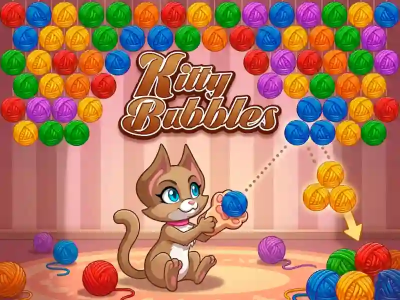 Spēle Kitty Bubbles online