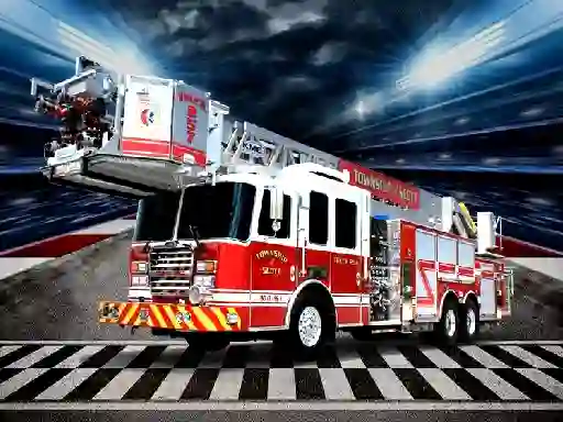 Spēle Fire Trucks Puzzle online