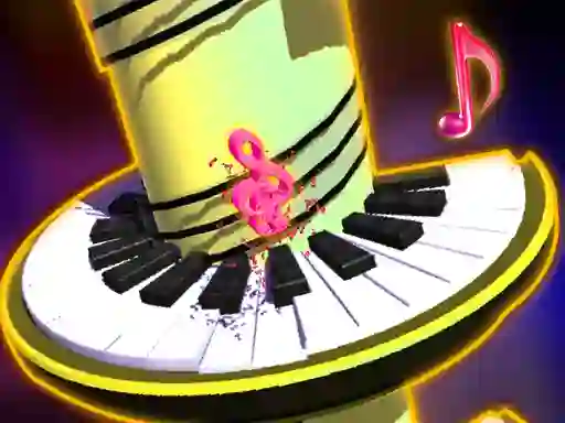 Spēle Ball Jump Piano Tile online