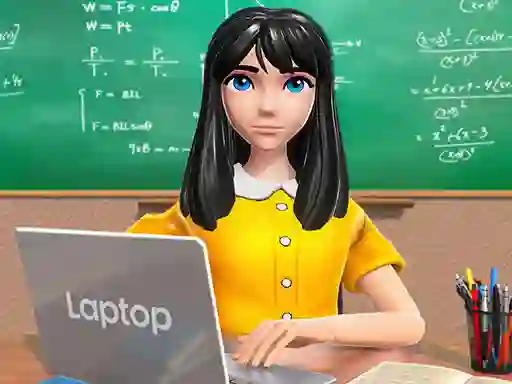 Spēle School Teacher Game School Day online