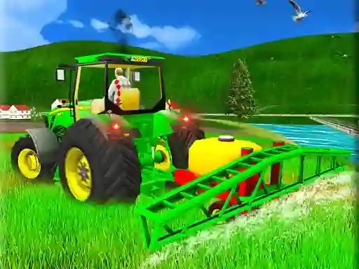 Spēle Indian Tractor Farm Simulator online