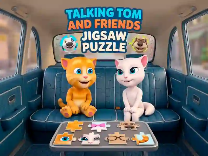 Spēle Talking Tom and Friends Jigsaw Puzzle online