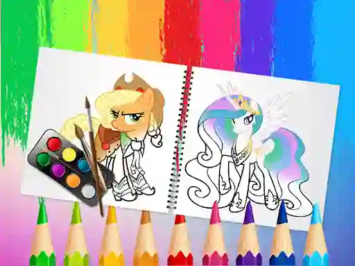 Spēle Sweet Pony Coloring Book online