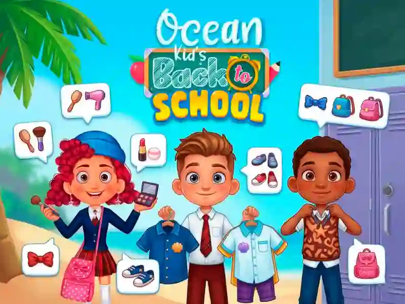 Spēle Ocean Kids Back To School online