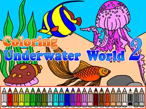 Spēle Сoloring Underwater World 2 online