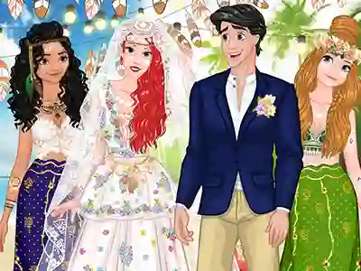 Spēle Princess Coachella Inspired Wedding online