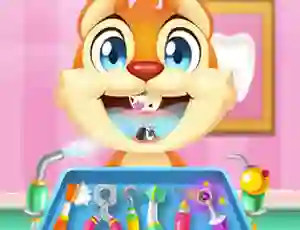 Spēle Crazy Animals Dentist online
