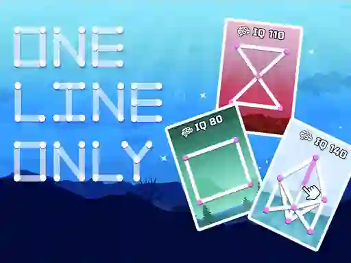 Spēle One Line Only Dot To Dot online