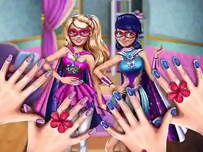 Spēle Princess Superheroes: Beauty Salon online