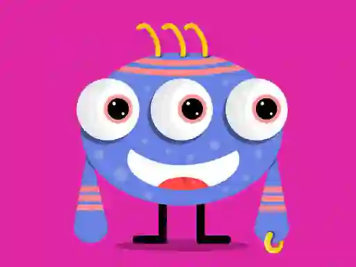 Spēle Cute Little Monsters Memory online