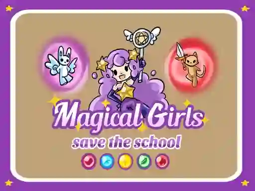 Spēle Magical Girls Save the School online