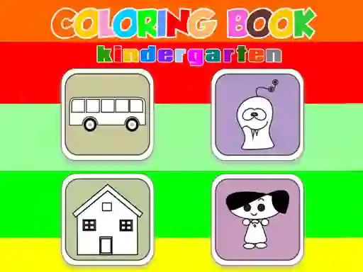 Spēle Coloring Book Kindergarten online