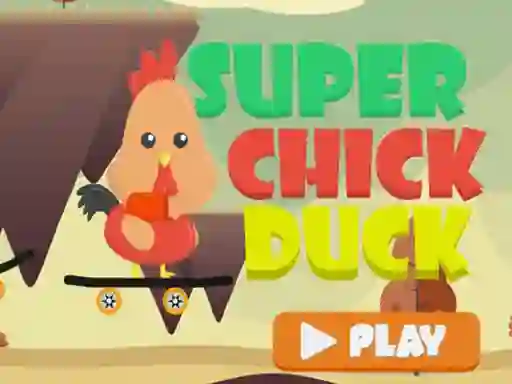 Spēle Super Chick Duck online