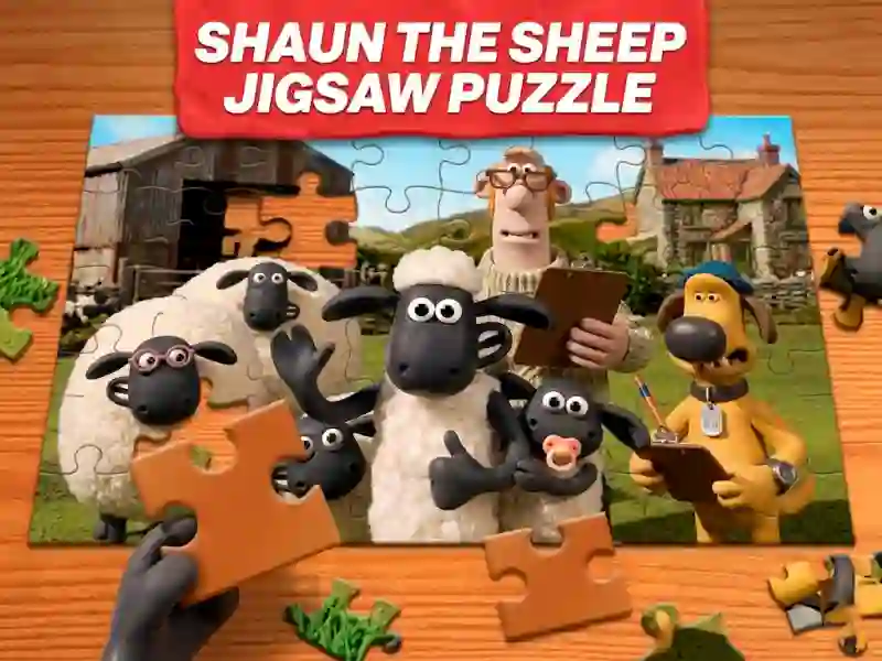 Spēle Shaun the Sheep Jigsaw Puzzle online