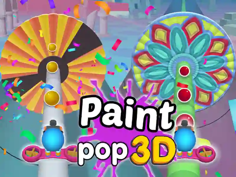 Spēle Paint Pop 3D online