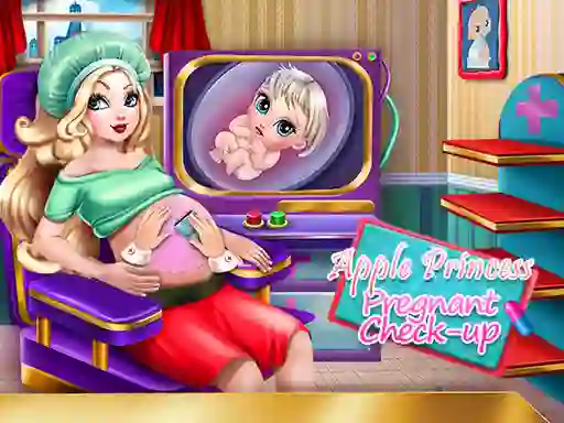 Spēle Apple Princess Pregnant Check Up online