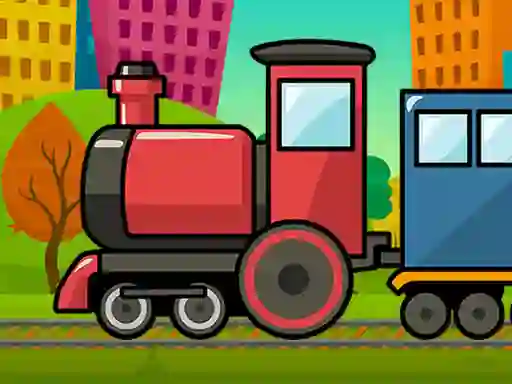 Spēle Train Jigsaw online