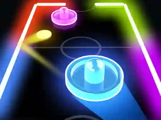 Spēle Glow Hockey HD online