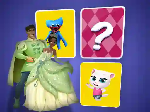 Spēle The Princess and the Frog Memory Card Match online