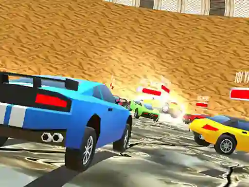 Spēle Low Poly Smash Cars online