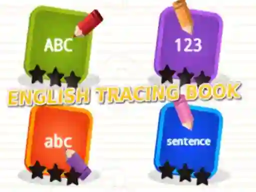 Spēle English Tracing Book online