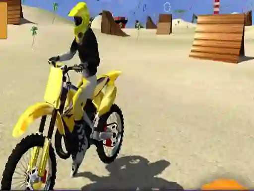 Spēle Motor Cycle Beach Stunt online