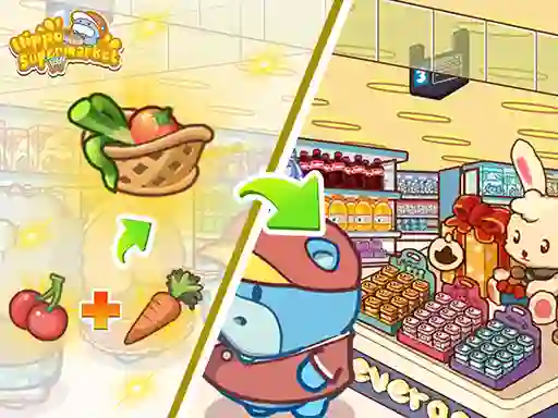 Spēle Hippo Supermarket online