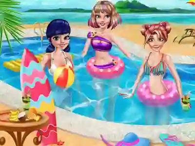 Spēle Princesses Summer Vacation online