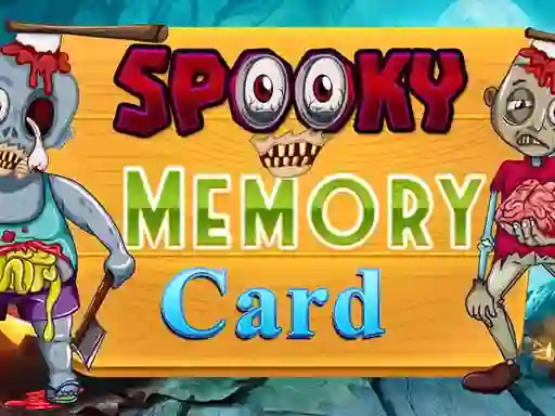 Spēle Spooky Memory Card online