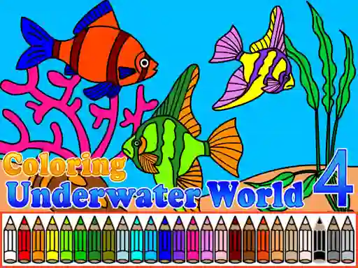 Spēle Coloring Underwater World 4 online