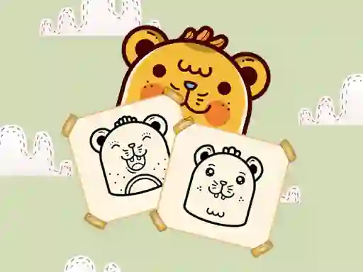 Spēle Happy Hamster Coloring online