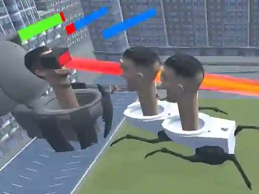 Spēle Merge Toilet Skib Fight online