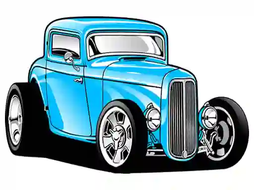 Spēle Hot Rod Coloring online