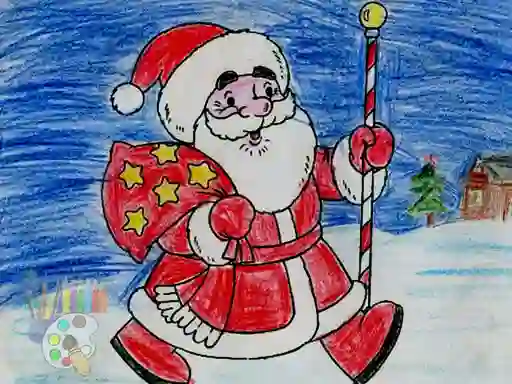 Spēle Santa Claus Coloring online